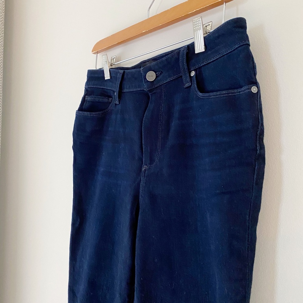 Size 29 wide leg dark Paige jeans - Picture 2 of 3